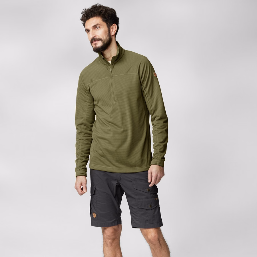 Heren Abisko Lite Fleece halve ritssluiting