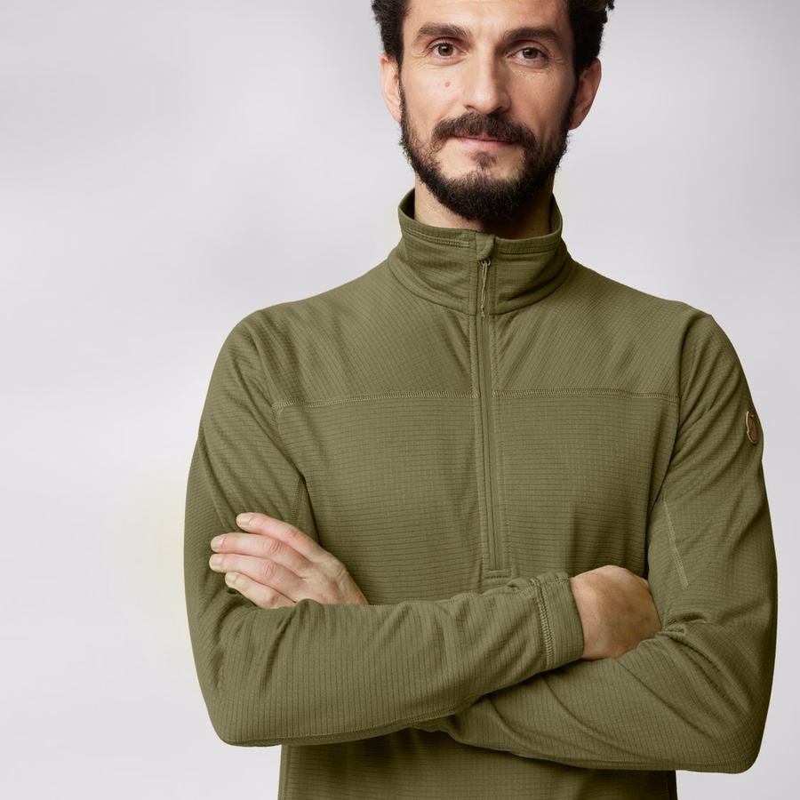 Heren Abisko Lite Fleece halve ritssluiting