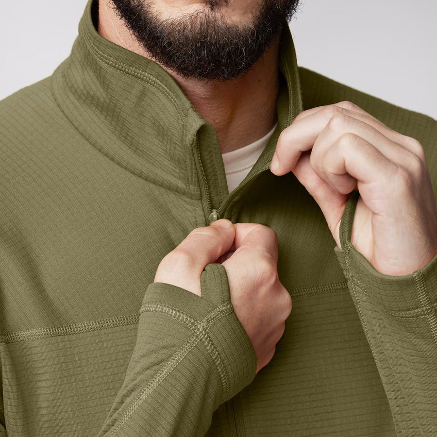 Heren Abisko Lite Fleece halve ritssluiting