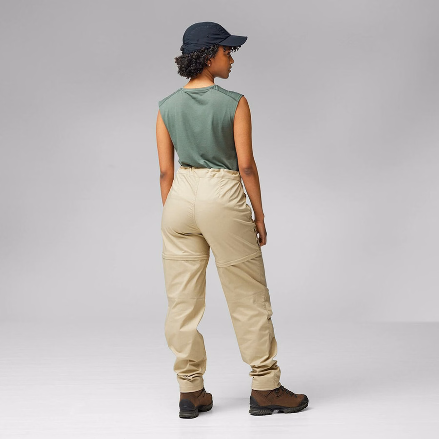 Dames Abisko Hike Zip Off Broek Korte Pijp