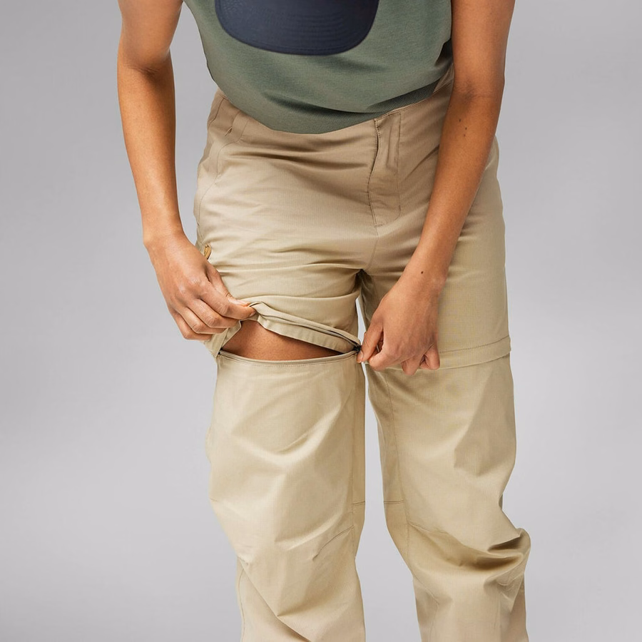 Dames Abisko Hike Zip Off Broek Korte Pijp