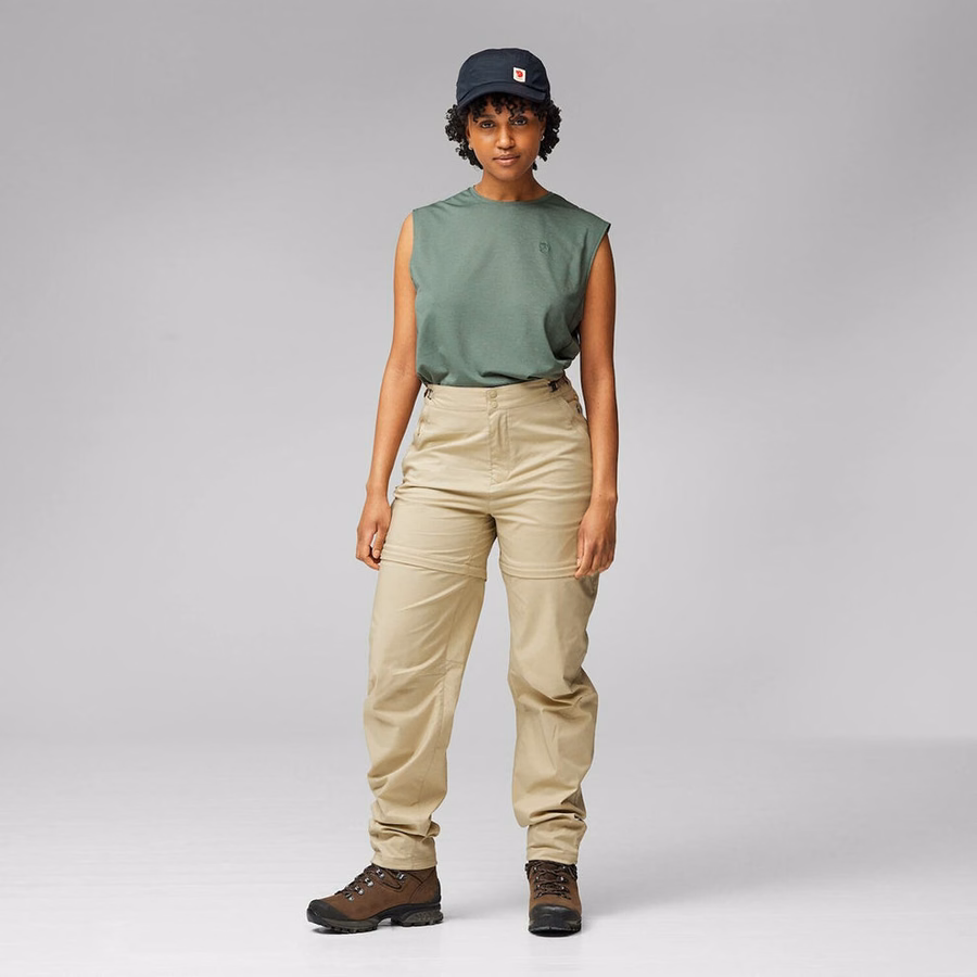 Dames Abisko Hike Zip Off Broek Korte Pijp