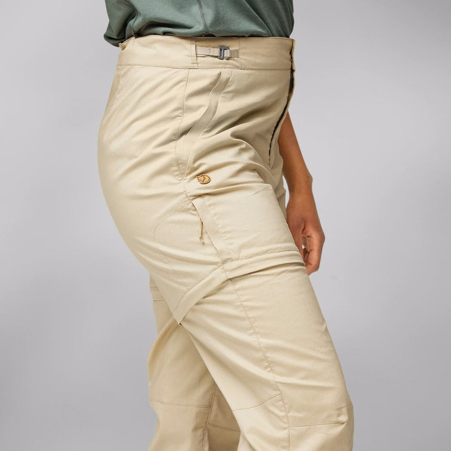 Dames Abisko Hike Zip Off Broek Korte Pijp